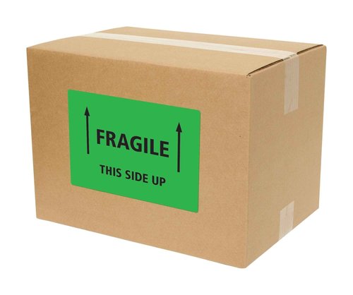 Avery Neon Shipping Labels for Laser Printers, 5-1/2" x 8-1/2", 200 Green Labels (5952)