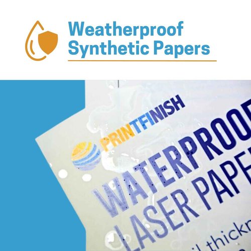Printfinish Synthetic Laser Paper (8.5" x 11") (8.5 x 11 | 8 MIL, inches)