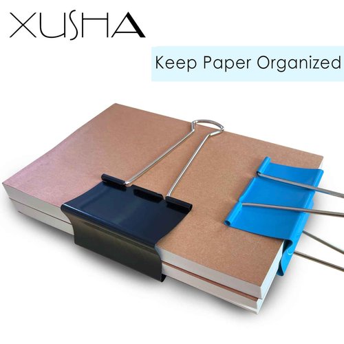 36PCS Jumbo Binder Clips 3 Inch, Black, Binder Clips Extra Large Heavy Duty for Office Supplies