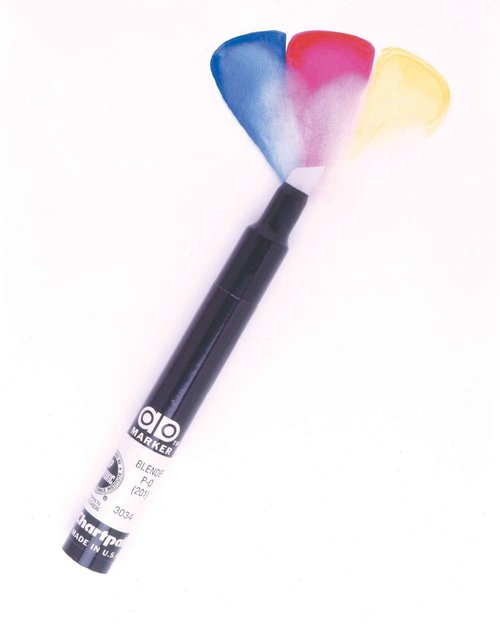 AD Marker The Original Chartpak, Tri-Nib, Blender (Colorless), Box of 6 (P-O) (166729)