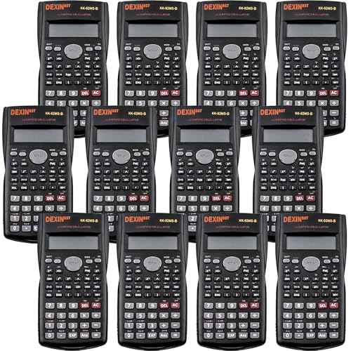 12 Packs Scientific Calculator Bulk, 2-Line Engineering Scientific Calculators Statistical Calculators College Calculator Function Calculator for Student Teacher High School Business Offices