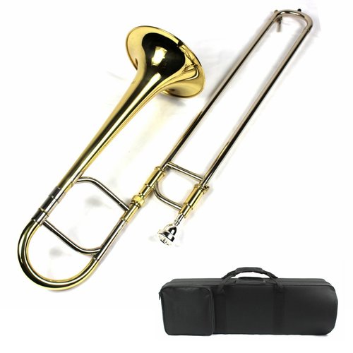 Diginex Gold Lacquer Finish Eb Alto Trombone with Case and Mouthpiece