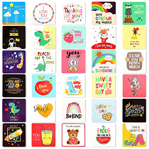 120 Kids Lunchbox Notes with 60 Styles - Inspirational & Fun Back to School Gift