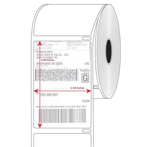 4" x 6" Compatible with Dymo® 4XL Postage Shipping Labels, Compatible with Dymo 1744907 (1 Roll - 220 Labels Per Roll) (12 Pack)