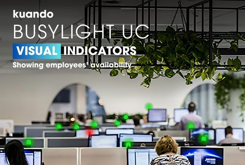 Kuando Busylight UC Alpha (15306) - Presence Light and Ringer - Do not Disturb Light - Free Busylight Software for Most UC Platforms and Softphones