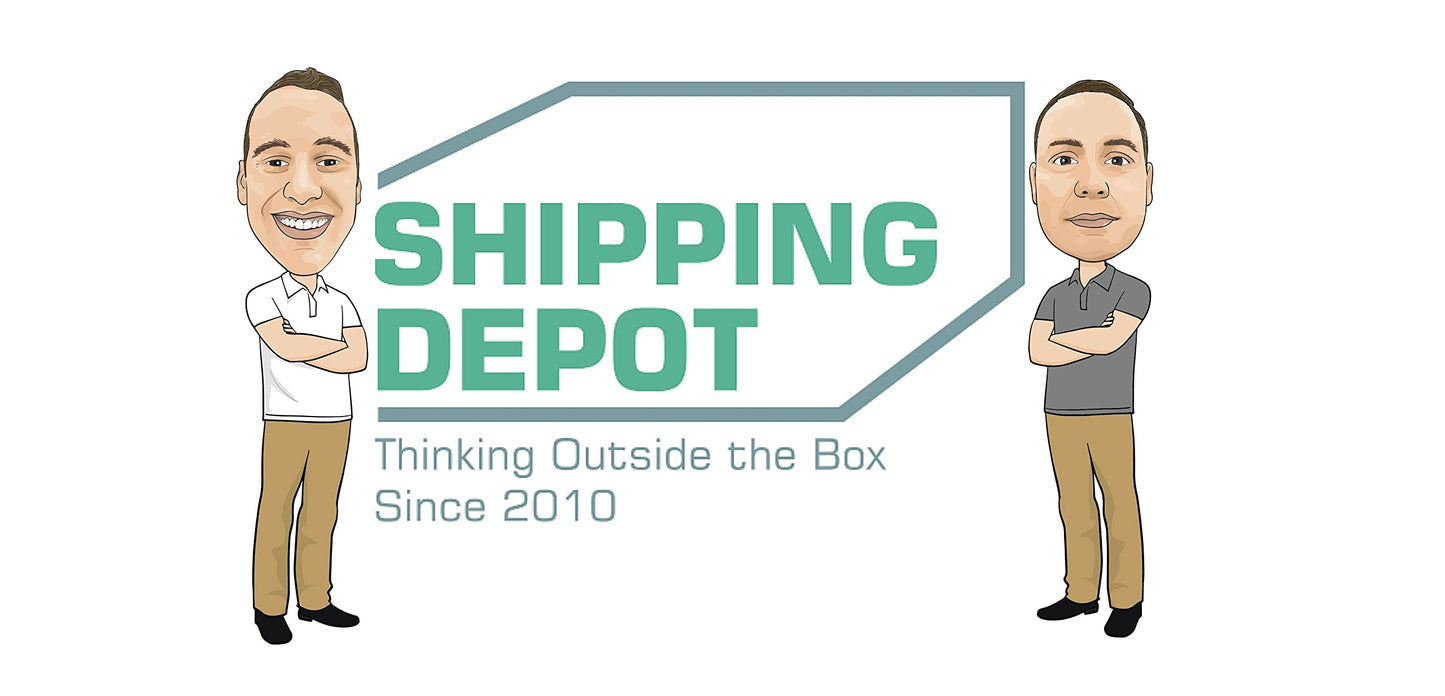Secure Seal - 20x8x6 Pack of 25 Corrugated Cardboard Packing Shipping Mailing Moving Carton Boxes