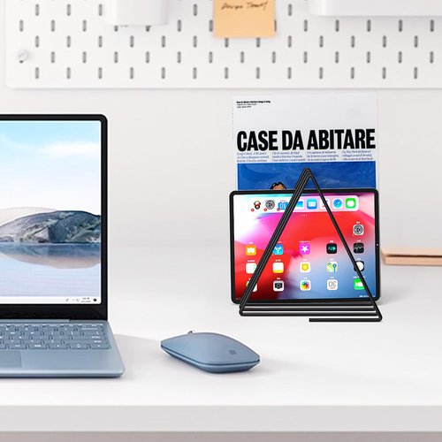 2 Sets Triangle File Folder Rack,7 Sections File Holder,File Storage Sorter/Stand,Desktop File Organizer,Wire Organizer Rack,Magazine/Paper Folder Holder,Letter/Legal, Anti-Scratch/Rusty