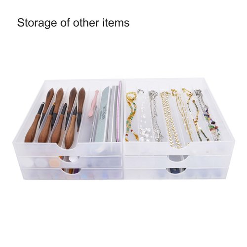 FASTRYF Craft Organizers and Storage, Pencil, Crayon, Marker, Pen Organizer, Pen Holder, Pen Tray Storage with Gel Pens, Fountain Pens, Chalk for Office, Art & Craft Room - 8Pack