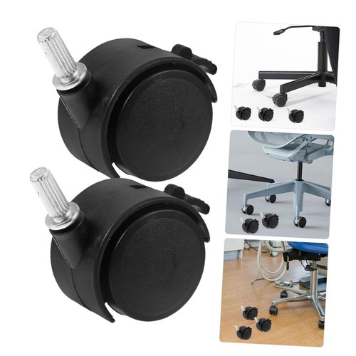 VILLFUL Replacement Caster Wheels for Furniture 4pcs Rolling Wheels Brake for Cart