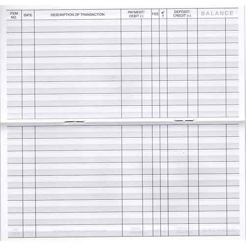 12 Check registers for Personal Checkbook - Checkbook Ledger Transaction Registers Log for Personal or Business Bank Checking Account, Saving Account