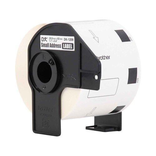 Brother Genuine DK-1209 Small Address Paper Label Roll, Die-Cut Paper Labels, Engineered for Excellence, 800 Labels Per Roll,White, 3 rolls (DK12093PK)