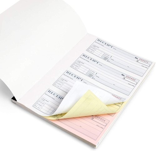 Blue Summit Money Rent Receipt Book with Carbon Copies, Receipt Books 3 Part Carbonless for Landlords, Small Business, and Payments, Paper Triplicate Copies, 11x7.5'',100 per Book, 500 Total, 5 Pack,