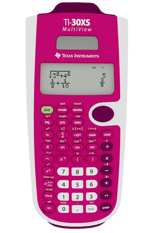 Texas Instruments TI-30XS Multiview Scientific Calculator (Pink)