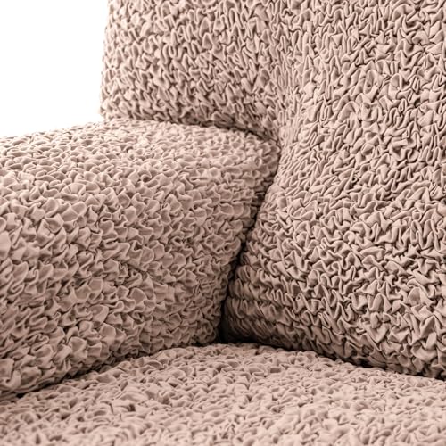 PAULATO BY GA.I.CO. Office & Gaming Chair Cover - Stretch Computer Desk Chair Cover with Zipper - Soft Fabric Slipcovers - Durable Chair Slipcover - Microfibra Collection - Blush Taupe (Office Chairs)
