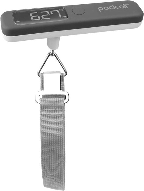 Pack All 110 Lbs Luggage Scale - Digital Handheld Travel Weight Scale with Backlit LCD Display
