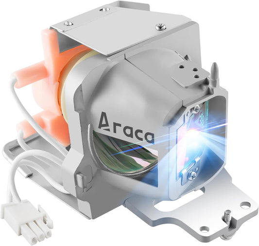 Araca Projector Lamp - OEM Original Bulb with Housing for Optoma HD146X, HD145X, HD27eH & More