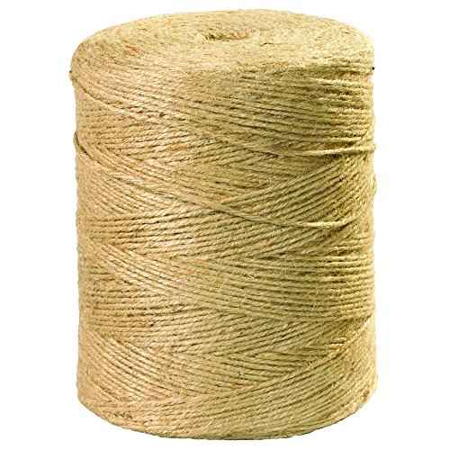 Tape Logic TLTWJ500 Jute Twine, 3-Ply, 84 lb, Natural, 5000'