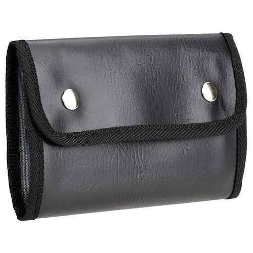 Compact Vinyl Document Holder, 6" x 8" - Stores 36 Documents, Fits in Most Truck Compartments, Durable Vinyl Cover with 2-Snap Closure, Black, J. J. Keller & Associates, Inc.