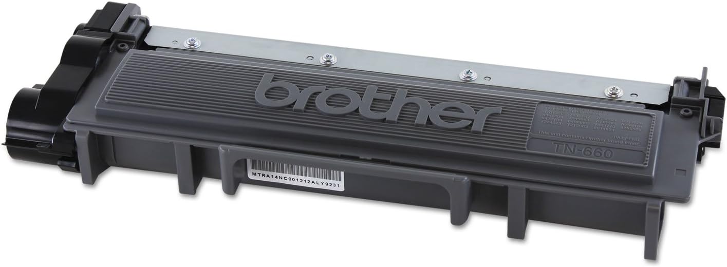 Brother TN-660 Black Toner Cartridge - High Yield for Up to 2,600 Pages | Retail Packaging
