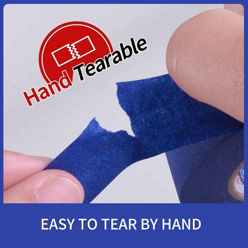 ADHES Blue Painters Tape Blue Tape Painting Tape for Walls,UV Anti,14 Days Clean Remove,0.94nch x 60yard,36Rolls