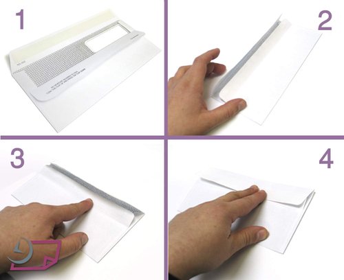 NextDayLabels #8 Double Window Check Envelopes - 500 Pack Self-Sealing with Security Tint - Ideal for Laser Printed Checks