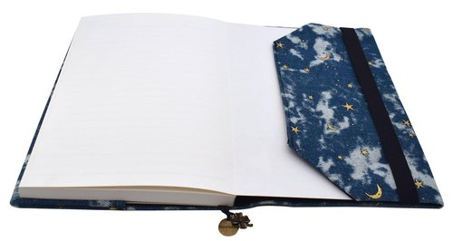 BLBMH Book Covers for Paperbacks Adjustable Fabric Book Sleeve Cover Protector Fit for 5.5x8.5 inch Hardcover Softcover Book Novels Notebook - Denim 8.5in