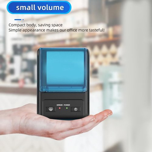 GZGYNADAST Bluetooth Receipt Printer, 58mm Mini Wireless POS Thermal Printer for Restaurant Sales Retail,Portable Pocket Bill Ticket Receipt Printer,only Compatible with Android/Windows