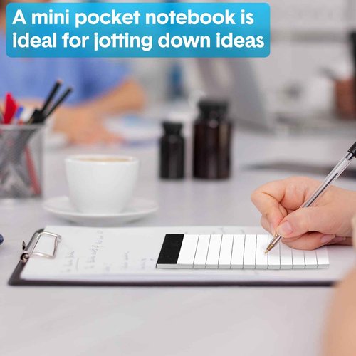PerKoop 100 Pack Small Note Pads Refills 3 x 5 Inch Notepads Mini Lined Memo Pads with 30 Sheets in Each Notepads for Office College School Supplies