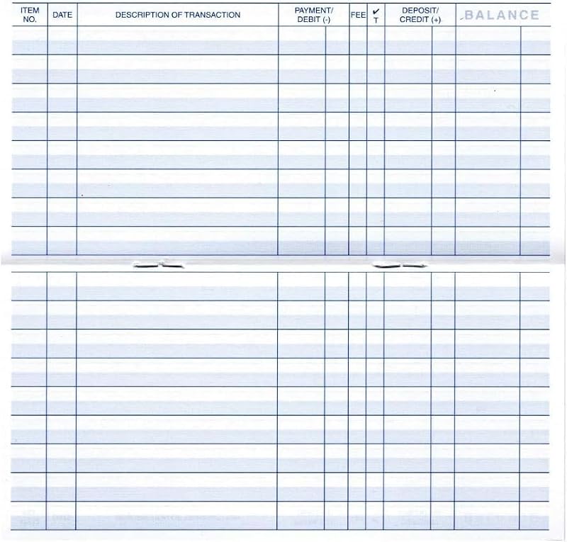 Magnolia Registers 12-Record Checkbook Registers 26-27-28 Calendars Made in USA