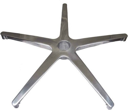 24" Replacement Office Task Chair or Stool Base - Polished Aluminum Top - S4050