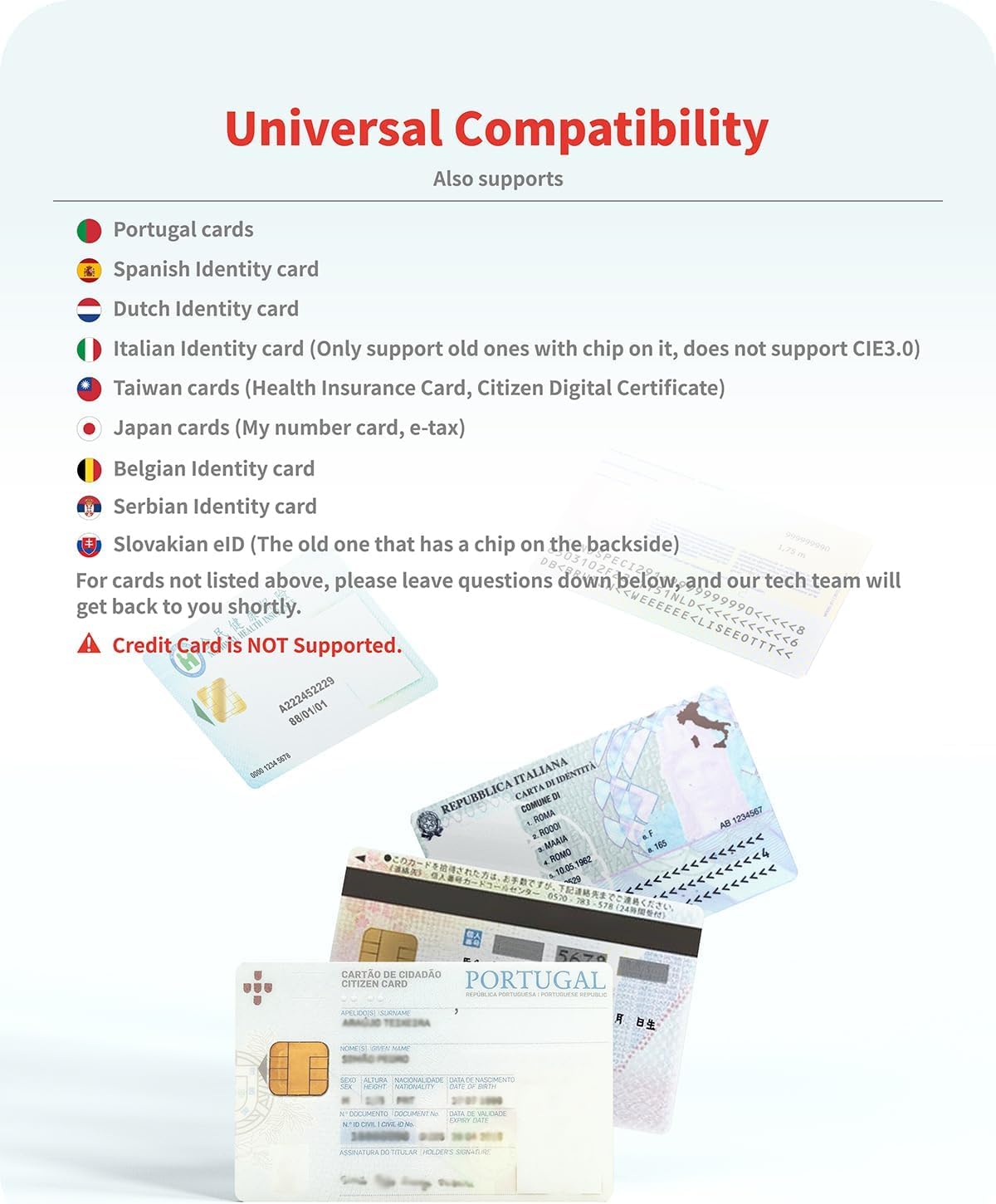AKERU Portable CAC Card Reader DOD Military Smart Card Reader, Universal Compatibility, for Mac/Windows with LED Indicator, Compact PIV & ID Chip Card Reader, Cable Management [EAO-10]