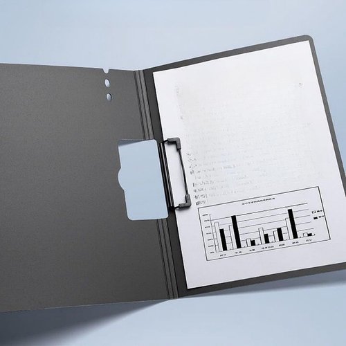 Clipboard Folder - A4 Punchless Clamp Binder with Metal Clips, 360 Degree Foldable Binder Clipboards with Pen Holder, Folder Binders Clip for Letter or A4 Size, 4 Pack