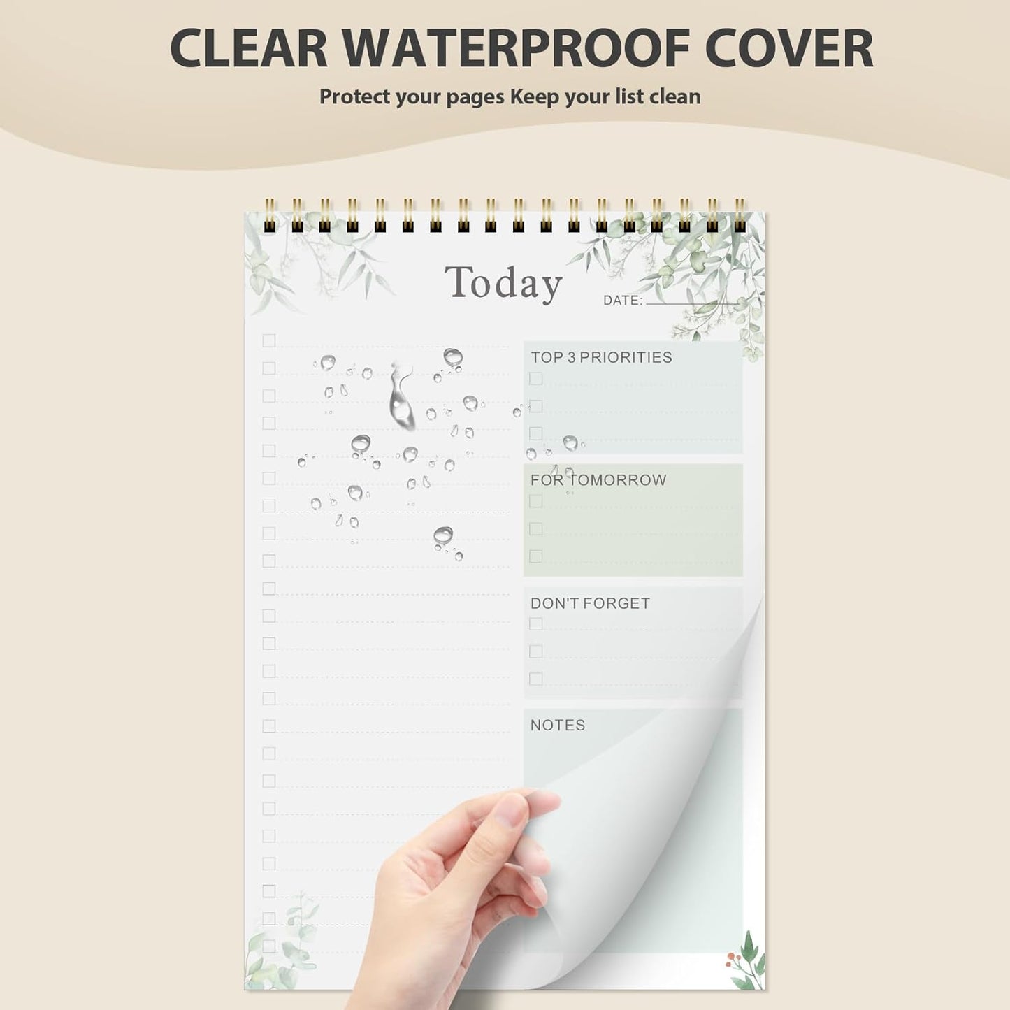 Weekly To-Do List Notepad by [Brand Name] - Undated Planner with 52 Sheets (6.5''x8.9'') for Home, School & Work