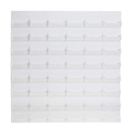 Acrylic 48 Pocket Wall Mount Business Card Holder