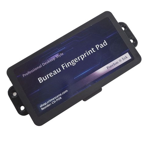 Crime Scene Bureau Fingerprint Ink Pad, 5.25 x 2.75 inches - XL Size