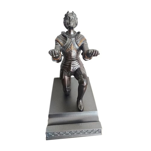 AMJUDOT Desk Kneeling Pen Holder Phone Holder Organizer Holder for Desk Goddess Statue Cool Desk Ornaments Personalized Desk Accessories Decor Home Office (Silver)