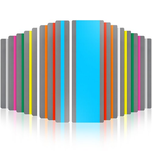 16 Pieces Guided Reading Highlight Strips, Dyslexia Tools for Kids, Colored Overlay Highlight Bookmarks for Children and Teacher Supply