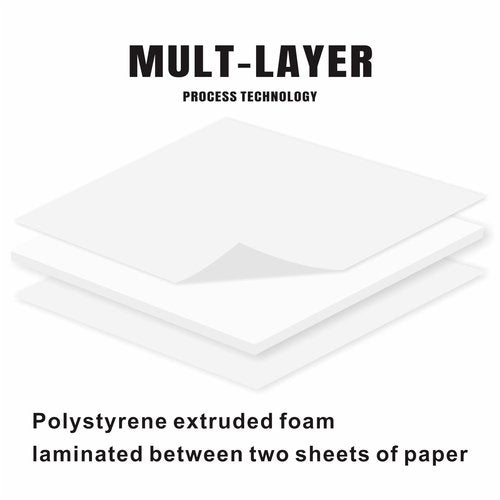 12 Pack Foam Core Board, ZJCEASER 12 x 16 White Poster Board, 3/16" Thickness Sign Board Craft Foam Sheet for Signboards, School Projects, University Displays, College Events, Arts & Crafts, Framing