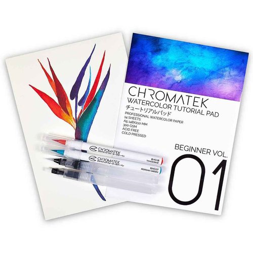 CHROMATEK Watercolor 54 + 48 Acrylic Paint