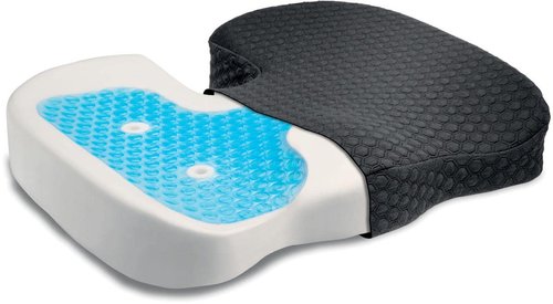 Kensington Cooling Gel; Cushion Seat Rest (K55807WW),Black
