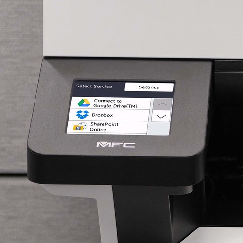 Brother MFC-L5710DW Business Monochrome Laser All-in-One Printer with Wireless Networking and Duplex Print, Scan, and Copy, Works with Alexa