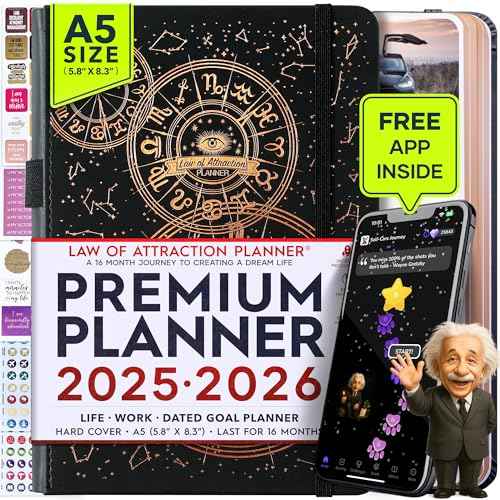 2025-2026 Planner Weekly and Monthly | 16-Month Life Planner to Increase Focus & Productivity | Reduce Overwhelm & Achieve Your Biggest Goals | Include Gift Box & Stickers | Sep 2025-Dec 2026