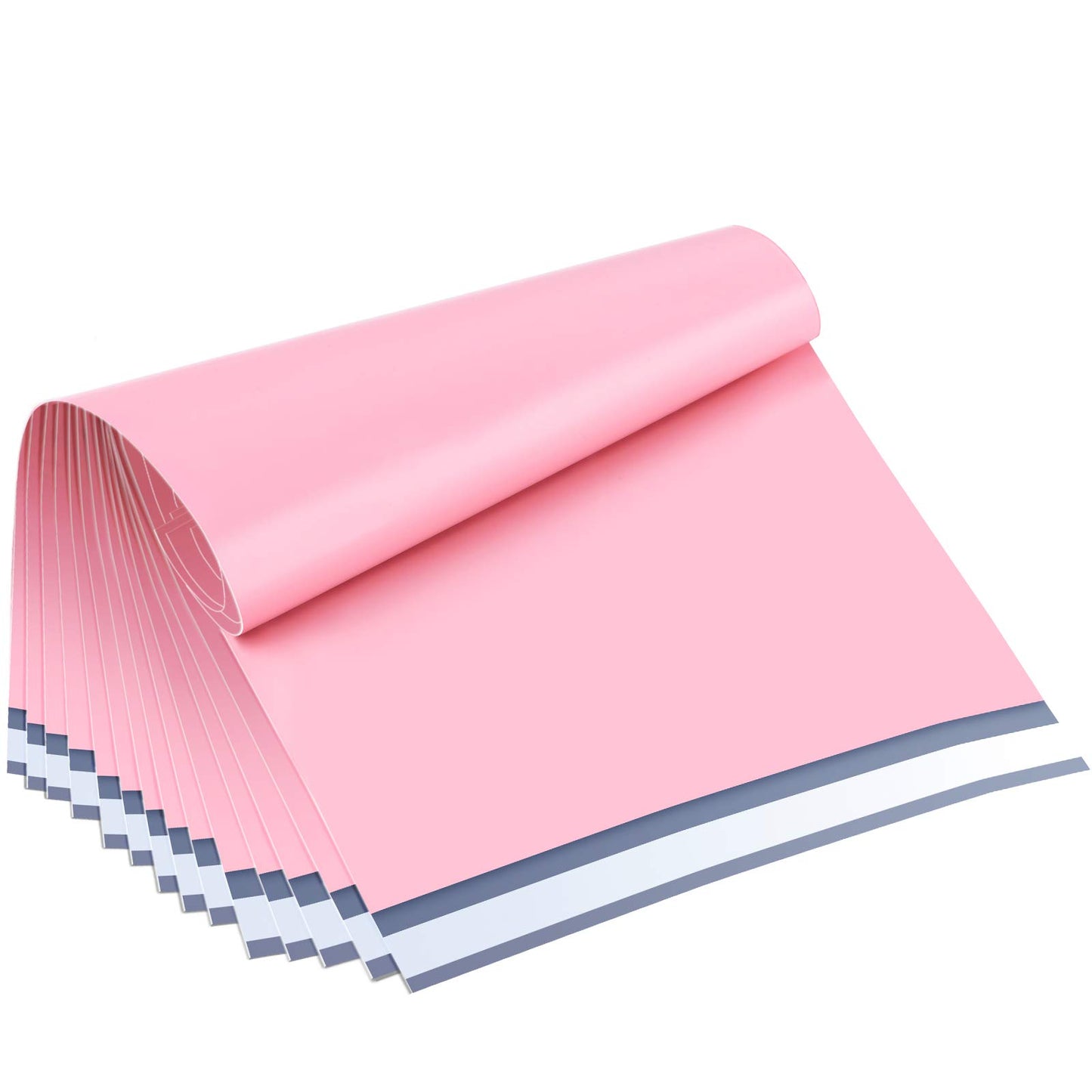 UCGOU Poly Mailers 10x13 Inch Light Pink 100 Pack Shipping Bags #4 Strong Mailing Envelopes Boutique Packaging Postal Self Seal Adhesive Waterproof and Tear Proof Small Business for Clothes Books