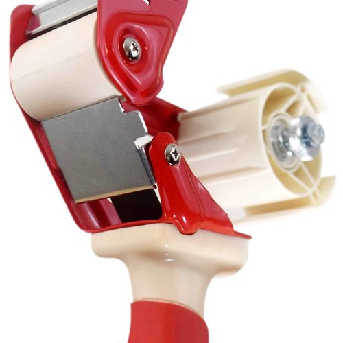 IDL Packaging Concord Packing Tape with Dispenser - 6 Rolls of 2" x 2.6 mil x 110 Yards, Clear Tape - Excellent Carton Sealing for Moving and Shipping