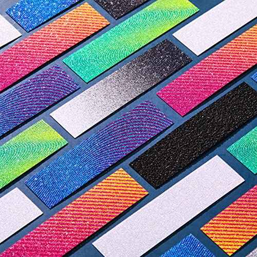 72 Pcs Gradient Style Anxiety Sensory Stickers Mental Health Sticker Fidget Textured Toy Tactile Adhesive Mindfulness Calm Relief Items for School Counselor Classroom Therapy Office, 6 Style