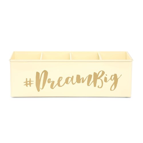 DUDKI HOMES "Desk Organizers and accessories, 4 Compartment Desk Organizer set, Pen holder for desk cute and Stylish Office Desk Accessories for Women Office - Keep Your Workspace Organized"