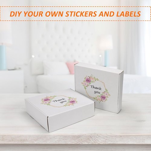 HORLIMER Shipping Boxes - Set of 25 White Corrugated Cardboard Literature Mailers | 11x9x3 Inches