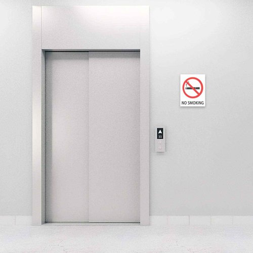 Ludery 8.5 x 11 Acrylic Sign Holder Wall Mount ,Wall Sign Menu Paper Holder with Double Side Tape Adhesive for Home, Office, Store, Restaurant (12 Pack)