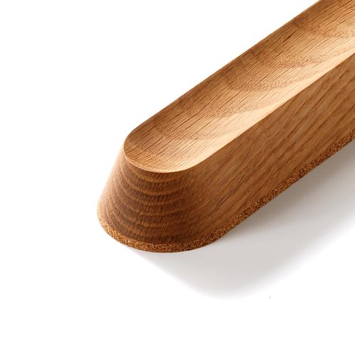 Wood Pen Tray – Handmade Walnut Desk Organizer, Minimalist Pen Holder for Office, Home, Gift(MODEL-2-OAK)