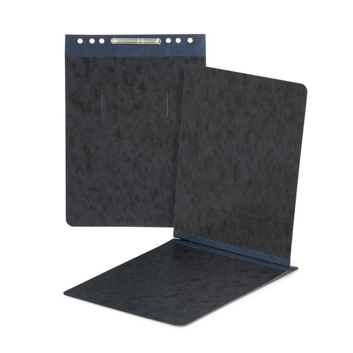 25 Blue Summit Supplies Report Covers with Sliding Bar Fastener - Black Pressboard Report Covers, Letter Size, Durable 2'' Capacity Business Report Covers